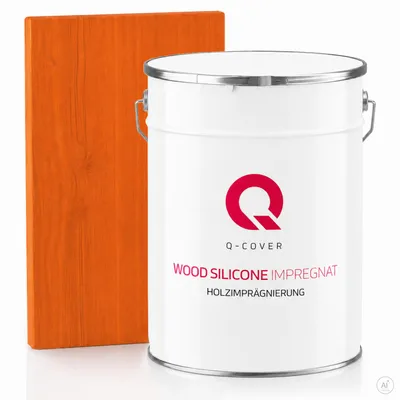 Produktbild von Holzimprägnierung | Orange 5 L | 2 In 1 | Holzschutz | Farbimprägnierung | Imprägniermittel Holzschutz |mittel Imprägnierung Abperleffekt Alle Holzarten