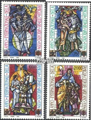 Produktbild von Briefmarken Vatikanstadt 1994 Mi 1118-1121 (kompl.Ausgabe) gestempelt Jahr der Familie