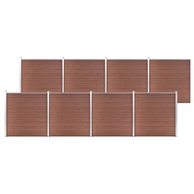 Produktbild von Möbel Gartenzaun WPC 1391x186 cm Braun 2023