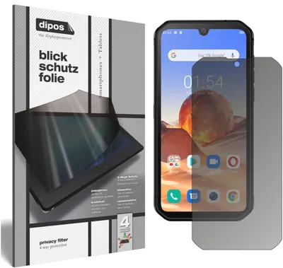 Produktbild von Blickschutzfolie für Blackview BV9900 matt Schutzfolie Folie Display Schutz dipos