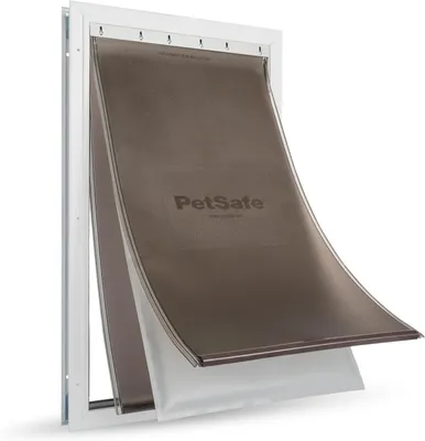 Productafbeelding van Huisdierluik XL - aluminium - 3-kleps systeem met magnetische sluiting - voor huisdieren tot 100 kg