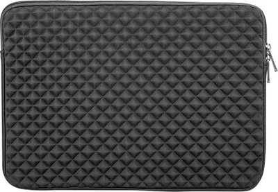 Produktbild von 15.6 Zoll Laptophülle, Rautenstruktur mit Reißverschluss, schwarz