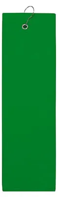 Image de The One Towelling - Serviette de golf, couleur unie, hydrofuge LT3988 (taille unique) (vert)
