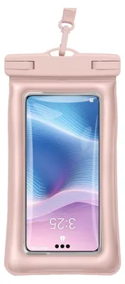 Produktbild von Wasserdichte Handytasche mit abnehmbarem Trageband, transparente, schwimmfähige Handyhülle, Schutz für Strand, Kajak, Kreuzfahrt und Reisen