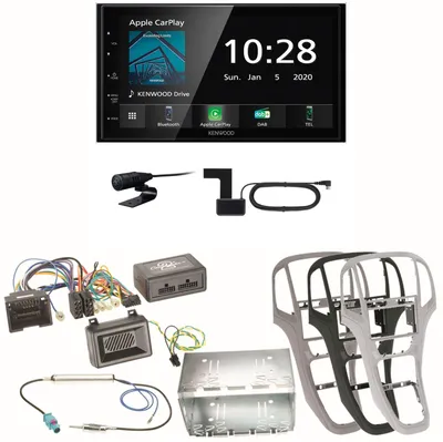 Produktbild von Kenwood DMX5020DABS Android Auto CarPlay Einbauset für Opel Astra J