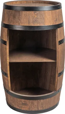 Immagine prodotto di Portabottiglie in legno, botte in legno, altezza 80 cm, portabottiglie in stile retrò, portabottiglie per alcolici, portabottiglie in legno (wengé)
