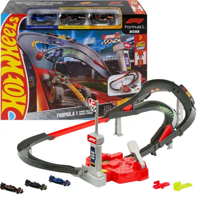 Obrázek produktu pro Hot Wheels City JNN32, Sada závodního vozidla a dráhy, 4 rok/roky, Plast, Vícebarevný