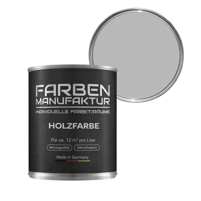 Produktbild von Holzfarbe Wetterschutzfarbe Holzlack Holzschutzlack Trendfarbe 2L - Hellgrau