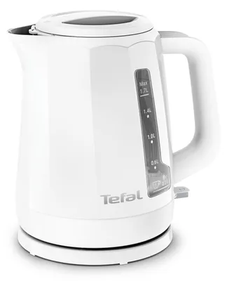 Obrázok produktu pre Tefal KO1E11E0, 1,7 L, 2400 W, Biela, Plast, Indikátor úrovne vody, Bezšnúrový