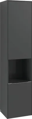 Produktbild von Villeroy & Boch Subway 3.0 Hochschrank, 1 offenes Fach und 2 Türen Anschlag links, 400x1710x362mm, C58800VJ