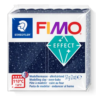 Produktbild von STAEDTLER FIMO effect 8010 Galaxy ofenhärtende Modelliermasse Einzelprodukt, 57g, galaxy blau