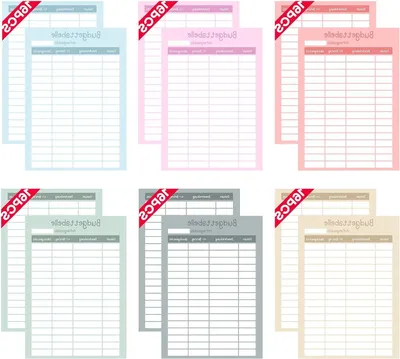Productafbeelding van Budgetplanner A6 - Spaarplanner Enveloppen - Geld Besparen - 24 Delige Set - A6 formaat - Meerdere Kleuren