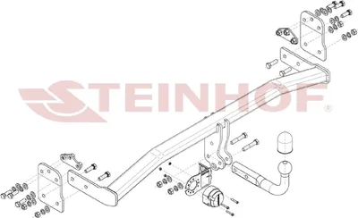 Produktbild von Z546707 Anhängerkupplung passend für HYUNDAI Kona 2017-2023 starr