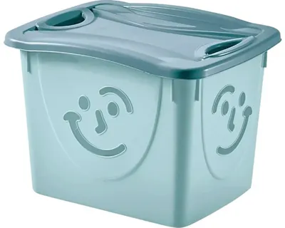 Obrázek produktu pro Box na hračky Fancy Smile modrý 43,5 x 32 x 34 cm