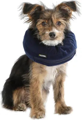 Productafbeelding van KERBL Beschermende halsband voor honden, blauw, 25-35 cm