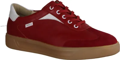 Produktbild von Finn Comfort Interlagos Schnürer, Damen, Sneaker, Rot/Weiss, Leder, - Marken Finn Comfort, Rot, leder (velour/nube/clio)