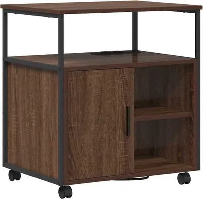 Produktbild von vidaXL Schrank mit Ladestation Braun Eichen-Optik 61 x 46 x 67 cm