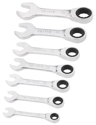Productafbeelding van Stanley FMMT82900-0, korte set ringsteeksleutels, 7-delig