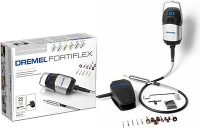 Produktbild von DREMEL® Fortiflex 9100-21 Stark belastbare biegsame Welle (300 W), 21 Zubehöre