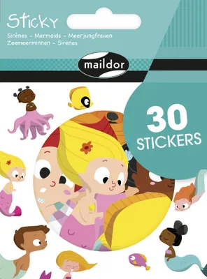 Produktbild von Maildor Sticky, Meerjungfrauen, 30 Sticker