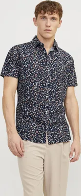 Produktbild von Jack & Jones Summer Print Kurzarmhemd Mehrfarbig L Mann Mehrfarbig L