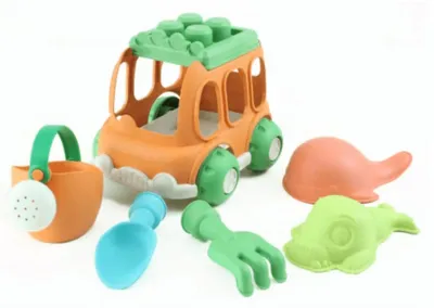 Immagine prodotto di Set da 6 pezzi "Auto Weizenstroh Strand Tiny" - TU - Multicolore | by Magni