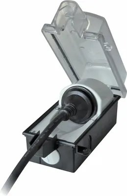 Produktbild von easyPART wie EUROPART Außensteckdose abschließbar zur Wandmontage für gerade Schukostecker