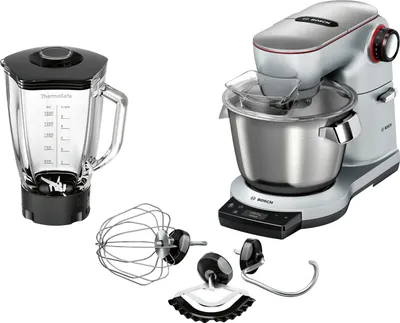Produktbild von Bosch MUM9YX5S12, 5,5 l, Schwarz, Edelstahl, Berührung, 2,3 l, Mixen, 1,5 kg