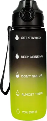 Produktbild von Starpak - Trinkflasche - 750 ml - schwarz/grün