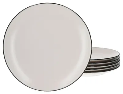 Zdjęcie produktu dla 6 talerzy obiadowych Campo kremowy Ø 27 cm Talerze menu Talerze do serwowania Duże talerze obiadowe
