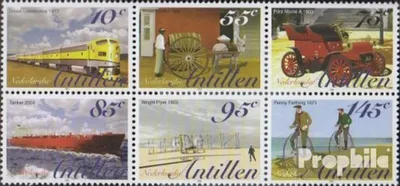 Produktbild von Briefmarken Niederländische Antillen 2004 Mi 1286-1291 Sechserblock (kompl.Ausg.) postfrisch Transportmittel