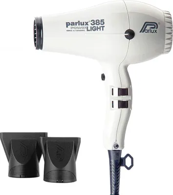 Image de Parlux 385 Powerlight Ionic & Ceramic Blanc - sèche-cheveux