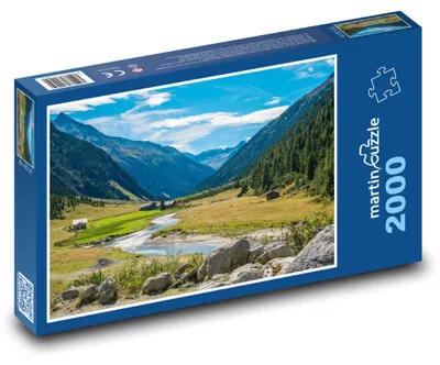 Produktbild von martinpuzzle - Puzzle 2000 Teile - Flusstal