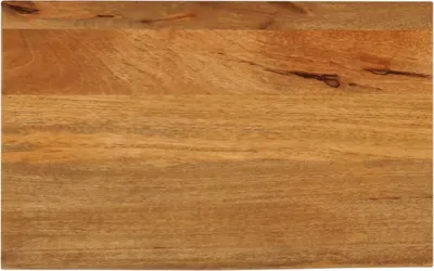 Produktbild von Tischplatte mit Baumkante 50x30x2,5 cm Massivholz Mango