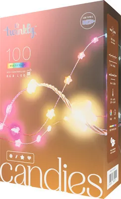 Produktbild von Twinkly Candies Stern Lichterkette 100 LEDs 6 m