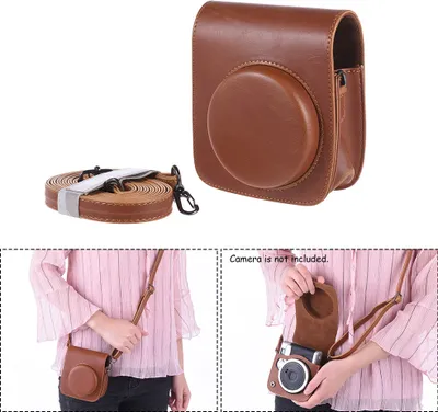 Zdjęcie produktu dla Etui ochronne zpoliuretan z uchwytem do aparatu Fujifilm Instax Mini 90 na filmy natychmiastowe