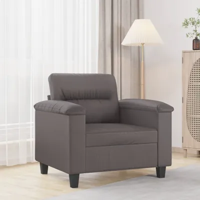 Produktbild von Cloris DesignMöbel Sessel Grau 60 cm Kunstleder , Schlafsofas 2024 Neu
