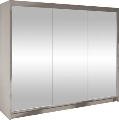 Produktbild von MIRJAN24 Schiebetürenschrank Derby III, Kleiderschrank, Stilvoll Schlafzimmer Garderobenschrank (Farbe: Cashmere)