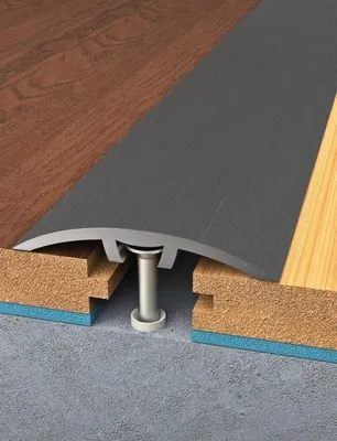 Obrázek produktu pro Přechodová lišta (profil) Titan broušený - Lišta 900x40 mm