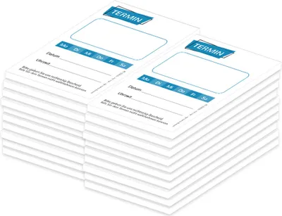 Image de PRICARO Bloc-notes "Basic" bleu, (paquet de 20)
