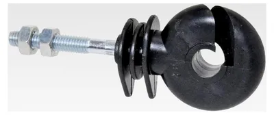 Produktbild von 25 Stück Ringisolator mit metrischem Gewinde, 6mm x 36mm für den Weidezaun