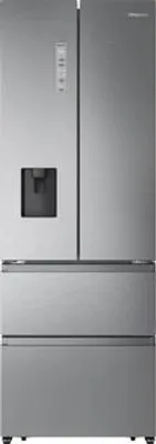 Produktbild von Hisense RF632N4WIE1, Freistehend, French door, Edelstahl, 2 Tür(en), Berührung, LED