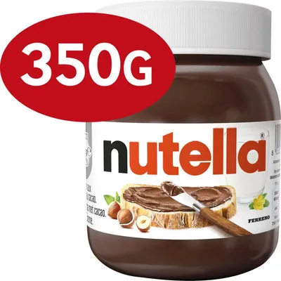 Produktbild von Nutella Haselnusscreme 350g – Cremiger Haselnussaufstrich mit Kakao