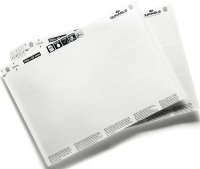 Produktbild von Beschriftungsschilder Labelfix/Scanfix/C-Profile weiß 200x40mm VE=10x20 Bogen