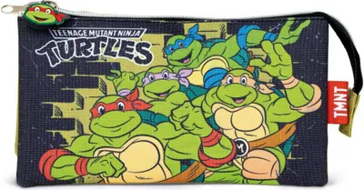 Obrázok produktu pre Tortugas Ninja Triple 21x11x3,5 cm Penál Green,Black Man Green,Black One Size