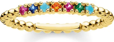 Image de Thomas Sabo - TR2323-488-7-52 - Bague - Femme - Argent 925 plaqué or jaune - Largeur 52