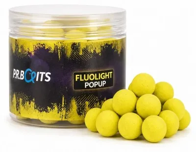 Produktbild von P.R. Baits Fluolight Pop Ups Yellow - 16mm 70g