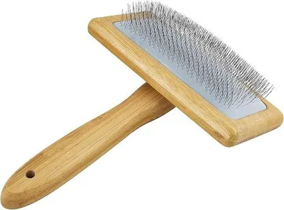 Produktbild von Famanu Haustierbürste für Hunde und Katzen - selbstreinigende Kamm für lange und kurze Haare