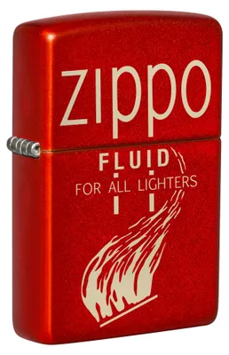 Produktbild von Zippo Sturmfeuerzeug - Retro, 49475 Metallic Red, Laser Engrave - Nachfüllbar -