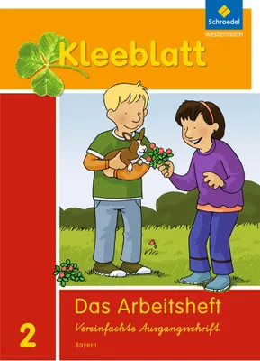 Produktbild von Kleeblatt. Das Sprachbuch 2. Arbeitsheft 1/2 + Beilage Wörterkasten. Bayern